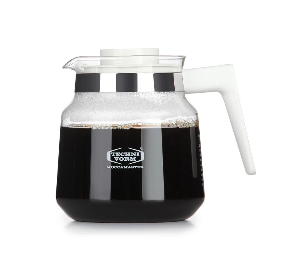 Glaskanne 1,25 L med blandelokk – hvit